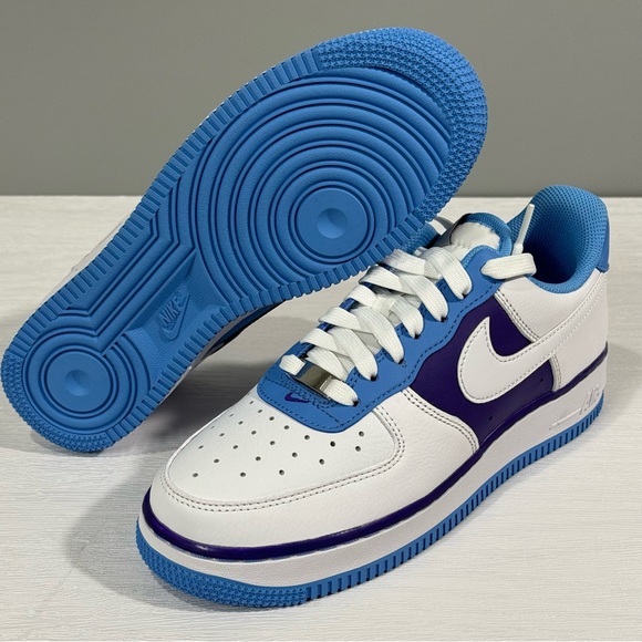 Nike Air Force 1 'LA Lakers NBA 75th' Blue White DC8874-101 Size: 6.5M/8W - Picture 5 of 12